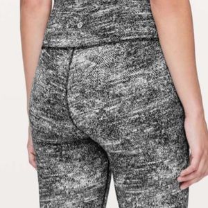 Wunder under high rise jacquard blk&wht 25”